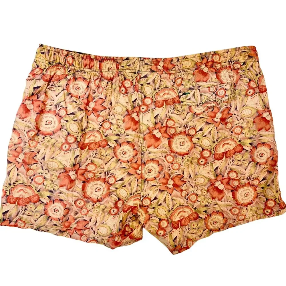 Tommy Hilfiger Men’s Floral Swim Trunks Board Shorts Drawstring Size XL